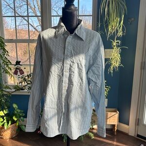 Izod Striped Button Down Shirt